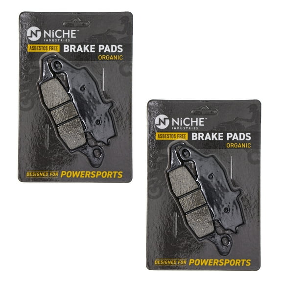 Niche Front Left Brake Pad Set for Suzuki SV650S Organic Motorcycle 2 Pack 519-KPA2403D