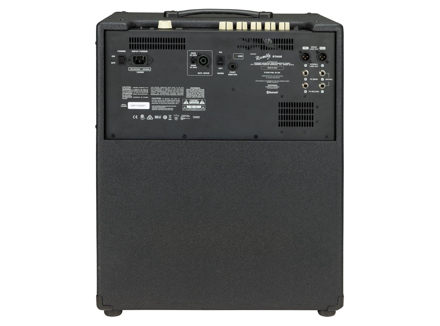 Fender Rumble Stage 800 800 Watt 2x10" Rumble Stage 800 800 Watt 2x10" Bass Combo Amplifier