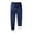 328#Joggers-Navy, variant on Mens Sherpa Fleece Jogger Pants Warm Winter Lined Sweatpants, Casual Athletic Pants with Zipper Pockets