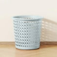 thumbnail image 3 of 8.6in Plastic Trash Can, Perforated Waste Bin with Breathable Holes, Stylish Home Office Garbage Container, 3 of 6