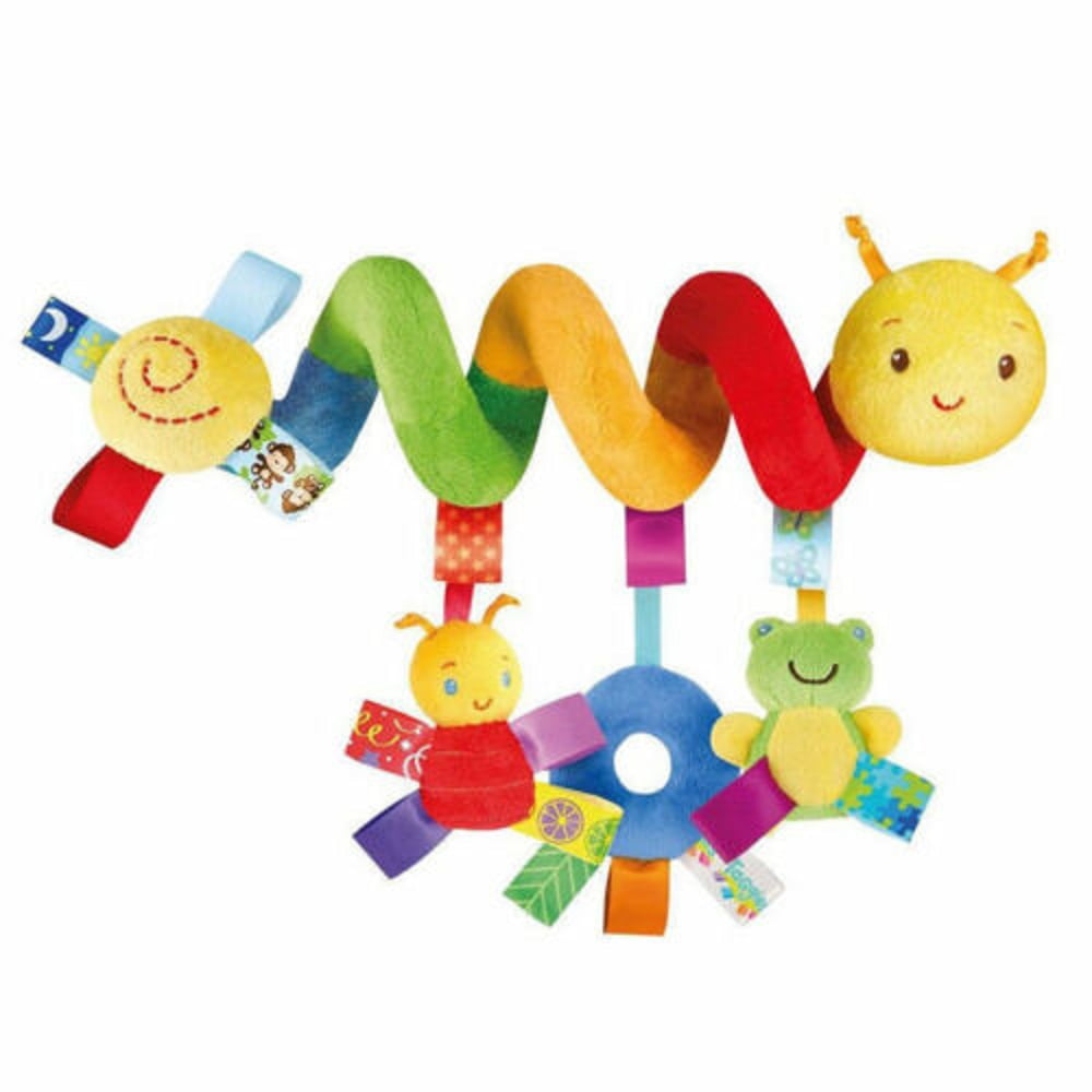 Binpure Cute Activity Musical Spiral Crib Stroller Car Seat Travel Hanging Toys Baby Boys Girls Rattles Toy