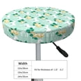 thumbnail image 4 of Vsdgher Horse And Flower Print Stool Covers Round,Stretch Round Stool Covers Washable Stool Cushion Slipcover Elastic Chair Covers for 12-14 Inch Chair, 4 of 7