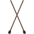 thumbnail image 1 of MOVTOTOP Maillets à Languette 2 Pcs Forme Conique Bois Noir pour Pratique Musicale, 1 of 8