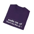 thumbnail image 4 of Novelty Networking Codes Developers Mockeries Sayings Gag Funny Geeky Coding Ridiculous Sarcastic Statements Unisex Softstyle T-Shirt, 4 of 4