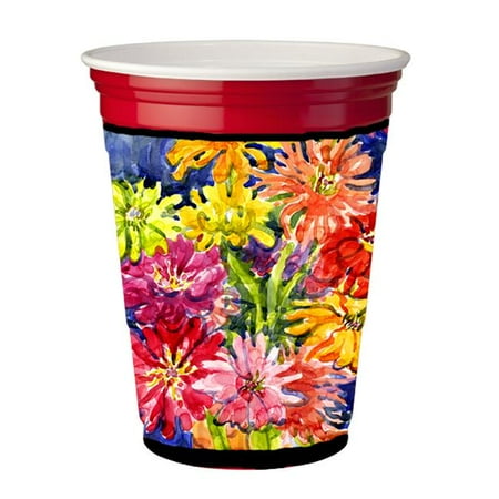 

Carolines Treasures 6069RSC Flower - Gerber Daisies Red Solo Cup Hugger - 16 To 22 oz.