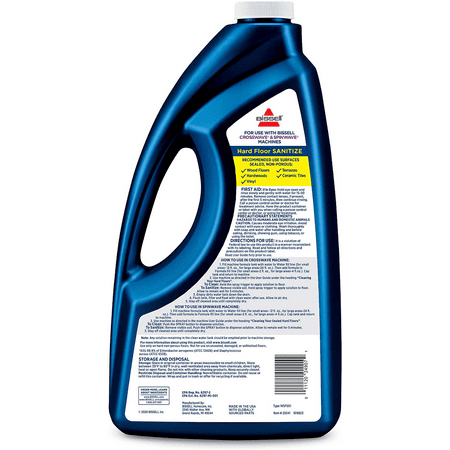 BISSELL Hard Floor Sanitize Formula Cleaner, Fresh Scent 64 FL OZ 25041