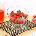 thumbnail image 2 of TABLZONE Trifle Bowl Transparent Plastic for Serving Fruit at Birthday Party 1Pack, 2 of 8