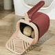 thumbnail image 4 of Pala para bandeja de arena para gatos, sistema de eliminación de heces de gato de 3 en 1 con contenedor de almacenamiento de residuos, sistema de eliminación de heces de gato portátil con soporte para, 4 of 6