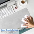 thumbnail image 4 of the Waves and the Distant Volcano&nbsp;desk Mouse Padwaterproofnon Slip&nbsp;for Office Home Work GamingmousepadsRubber Base Mousepad with Stitched Edges 31.5x11.8inches, 4 of 7