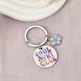 thumbnail image 5 of Cool Aunt Club Keychain Gifts for Auntie Gifts Keychain for Women Aunties Birthday Gifts from Niece Nephew Best Aunty Key Chain Gifts from Niece Nephew Colorful Blue Flower Keychains for Aunts, 5 of 6