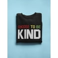 thumbnail image 3 of Be Kind Colorful Quote Sweatshirt Women -GoatDeals Designs, Female 4X-Large, 3 of 4