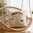 thumbnail image 4 of Easter Rabbits Mushrooms Embroidered Cushion Cover Living Room Bed Sofa Cushion Cover, 4 of 6