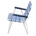 thumbnail image 2 of Chaise à sangles tressées en acier, 2 of 5