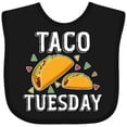 thumbnail image 3 of Inktastic Taco Tuesday Boys or Girls Baby Bib, 3 of 4