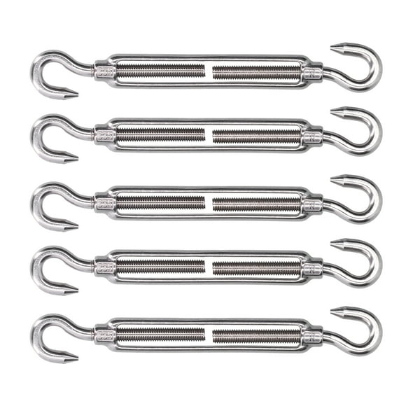Turnbuckle,5Pcs Turnbuckle Hook and Shade Sail Hardware Stainless Steel Turnbuckle Tailored for Perfection