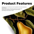 thumbnail image 2 of Pear Elegant Velvet Throw Pillow Covers and Inserts - Set of 2, Available in 16x16, 18x18, 20x20 Inches for Home Decor, Unique Patterns for Sofa, 2 of 6