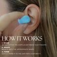 thumbnail image 6 of Sleepz Moldable Silicone Earplugs for Sleeping, 22 dB Noise Reduction, Reusable &  Washable, Hypoallergenic, 6 Pairs with Travel Tin, 6 of 8