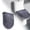 Dark Gray, variant on Soft Plush Toilet Lid Cover for Bathroom, Machine Washable Toilet Seat Covers, Fits Most Round Elongated and Oblong Lids, Easy Installation& Cleaning