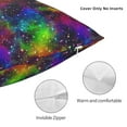 thumbnail image 3 of Yiaed Bright Universe Print Pillow Covers Super Soft Decorative Square Throw Pillow Covers Case Cushion Covers for Sofa Couch Bedroom Car Decor（No pillow core）-12"x12", 3 of 7