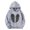 Gray, variant on Hoodies for Girls Solid Color Pullover Top Classic Long Sleeve Autumn Winter Hooded Sweatshirts Fleece Padded Warmth Lounge Coats Holiday Outdoor Activewear Children Hoodie Black 7-8 Years