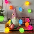 thumbnail image 6 of Outdoor Lights String,Easter Light String Led Hollow Egg Light Glowing Egg 3 Meters 20 Lights Battery Box (Long Light + Flashing), 6 of 7