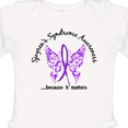 thumbnail image 4 of Inktastic Sjogrens Syndrome Butterfly 6.1 Boys or Girls Long Sleeve Baby Bodysuit, 4 of 5