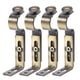 thumbnail image 1 of 4pcs Soportes de rodillo simple de cortina simple Bases de barra de cortina con cortina Cortina Rod, 1 of 5