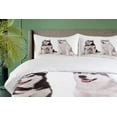 thumbnail image 3 of Malamute Juego de Funda Nórdica, Furry Arctic Doggies Husky Whelp Pedigree Pet Happy, 3 of 6
