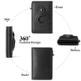 thumbnail image 3 of LOUEBICA Slim Smart Mens Wallet Card Holder Minimalist Leather Front Pocket Wallet RFID Blocking Pop Up Aluminum Case Credit Card Wallet, 3 of 7