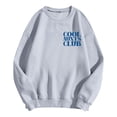thumbnail image 6 of XIAONU Cool Aunts Club Sweatshirts For Women Double Sided Graphic Crewneck Sweatshirt Casual Daily Top, 6 of 6