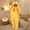 Yellow, variant on Xdegoge Womens Cute Chicken Onesie Animal Pajamas Hooded Fuzzy Fleece Sleepwear Halloween Costume Cosplay One Piece Loungewear Winter Warm Jumpsuit