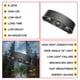 thumbnail image 3 of Injueey Aplique de aluminio impermeable LED de 6W, lámpara de pared, accesorio de iluminación para oficina, dormitorio, pasillo, biblioteca Iluminación y accesorios luz blanca fria Injueey HA024996-02, 3 of 6