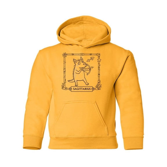 Sagittarius Animal Hoodie Juniors -Image by Shutterstock, Large