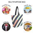thumbnail image 7 of FORMRS Womens Canvas Tote Bag with Zipper Inner Pocket Shoulder Handbag, Isometric Green, 7 of 7
