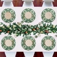 thumbnail image 7 of Ryvnso Boho Art Flowers Round Plate Mats Dining Table Placemat Set of 4 for Holiday Decoration, 7 of 7