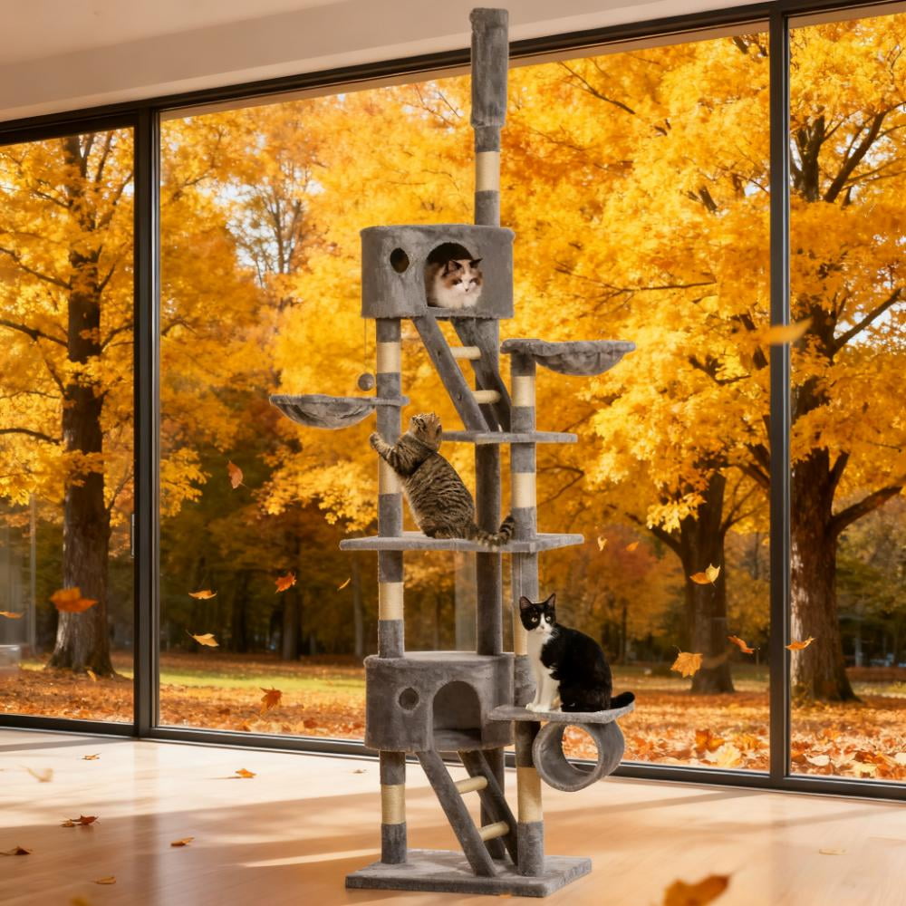 94.5" - 102.5" Height Adjustable Cat Tree