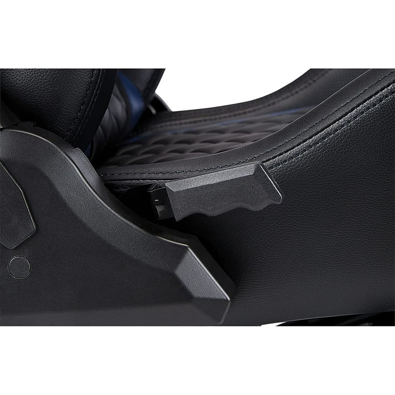 RS Gaming Davanti Vegan Leather High Back Gaming Office Chair Black Blue BIFMA Compliant Walmart