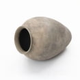 thumbnail image 6 of LuxenHome Rustic Ceramic Vase, 12.4" Tall Terracotta Pot with Earthy Gray-Brown Finish, Handcrafted, 6 of 10