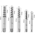 thumbnail image 3 of Juego de 10 Brocas de Cobalto para Zurdos y Extractores de Acero de Aleación con Estuche Metálico para Extraer Pernos Rotos., 3 of 5