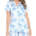 thumbnail image 5 of Casual Nights Women's Short Sleeve Floral Pajama Set, 5 of 5