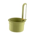 thumbnail image 3 of Cesta de drenaje para fregadero de cocina, colador colgante multifuncional para residuos de alimentos en el hogar. Verde, 3 of 9