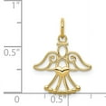 thumbnail image 2 of 14k Yellow Gold Angel Charm Necklace Pendant Religious Fine Jewelry For Women Gifts For Her, 2 of 5