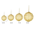 thumbnail image 4 of 3/6 piezas de bolas navideñas doradas, bolas navideñas con polvo dorado y escamas, adornos colgantes para fiestas, 4 of 5