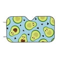 thumbnail image 7 of Balery Avocado And Hearts Windshield Sun Shade, Car Front Window Sunshade Cover ,Automotive Interior Portected Blocks Uv Rays For Car Pickup Truck Suv Accessories- Small, 7 of 7