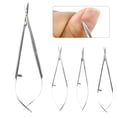 thumbnail image 4 of Cuticle Scissor Rustproof Sharp Single Cross Spring Reduce Friction with Protective Cover Stainless Steel Beauty Care Nail Cutter Scissor for Home, 4 of 8