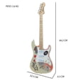thumbnail image 3 of Paquete Guitarra Electrica Jethro Series By Steelpro 077-sk Color IVORY JH Material del diapasón Maple Orientación de la mano Diestro, 3 of 8
