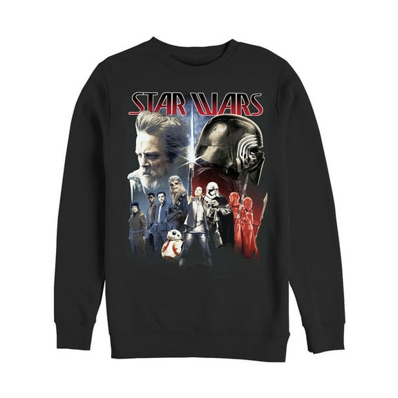 Men's Star Wars The Last Jedi Balance Sweatshirt Black Small