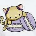thumbnail image 3 of CafePress - Macaron Kitty T Shirt - Men's White Classic Cotton T-Shirts, 3 of 4