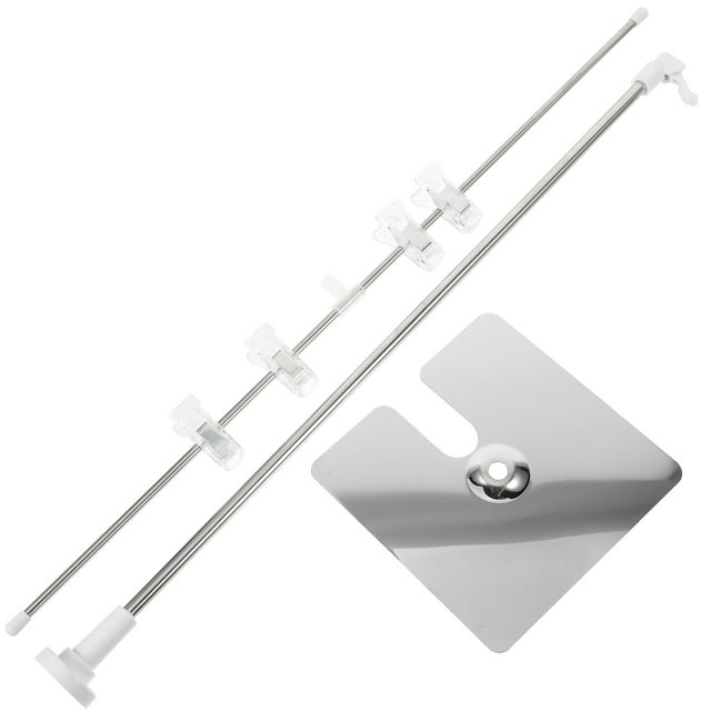 MOKKHNB Adjustable Stainless Steel Desktop Poster Stand for Advertising and Display in Retail Stores