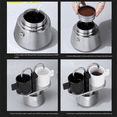 thumbnail image 2 of Moka Pot Double Stainless Steel Mocha Coffee Pot Italian DIY Conduit Coffee Maker Moka Coffee Maker, 2 of 7